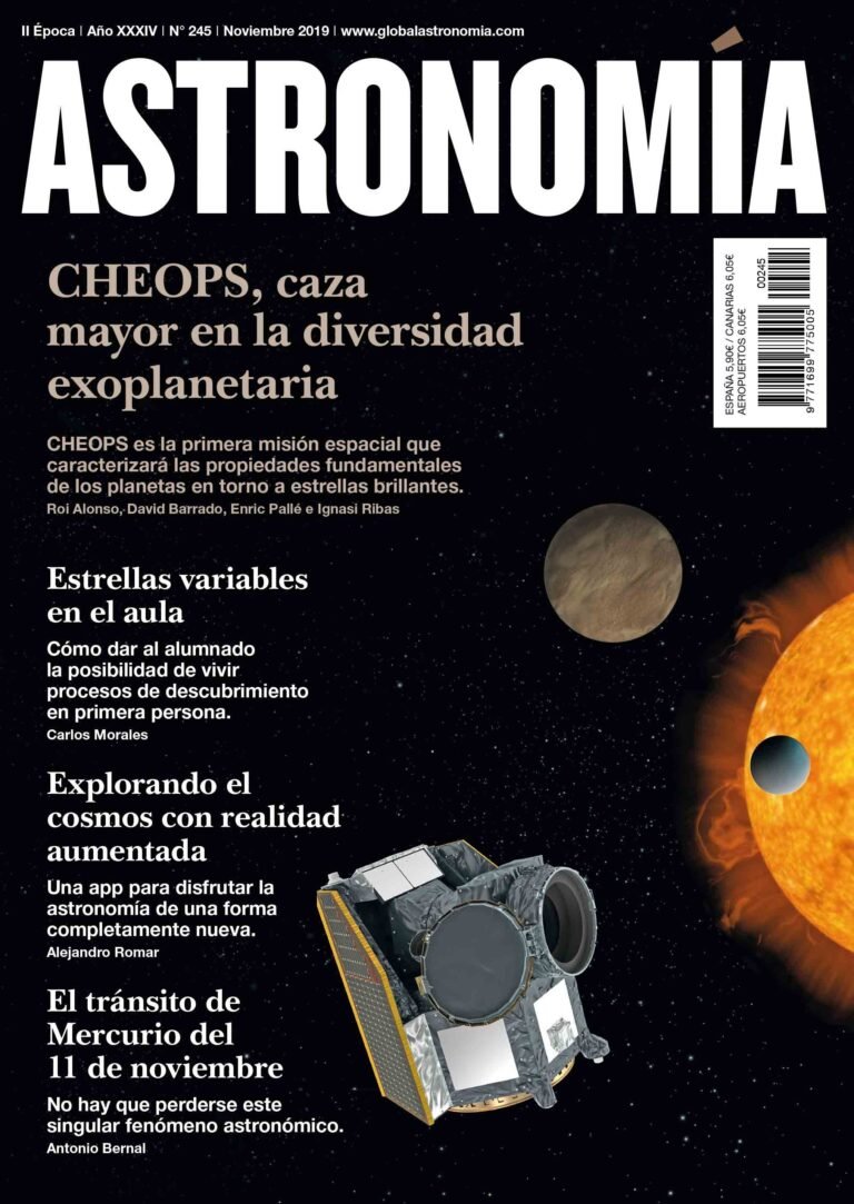 Portada de la revista Astronomía, noviembre 2019