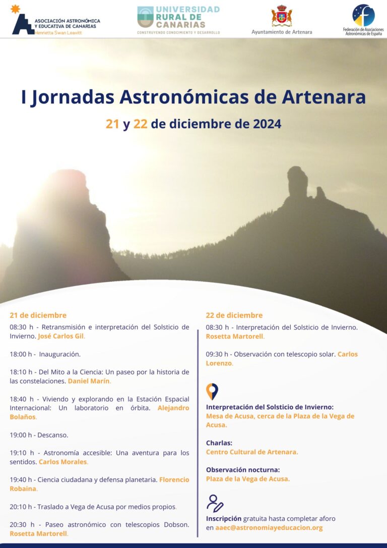 I Jornadas Astronómicas de Artenara