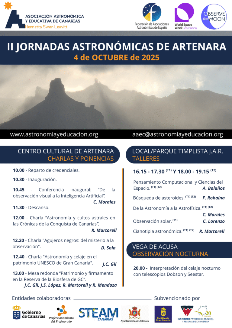 II Jornadas Astronómicas de Artenara