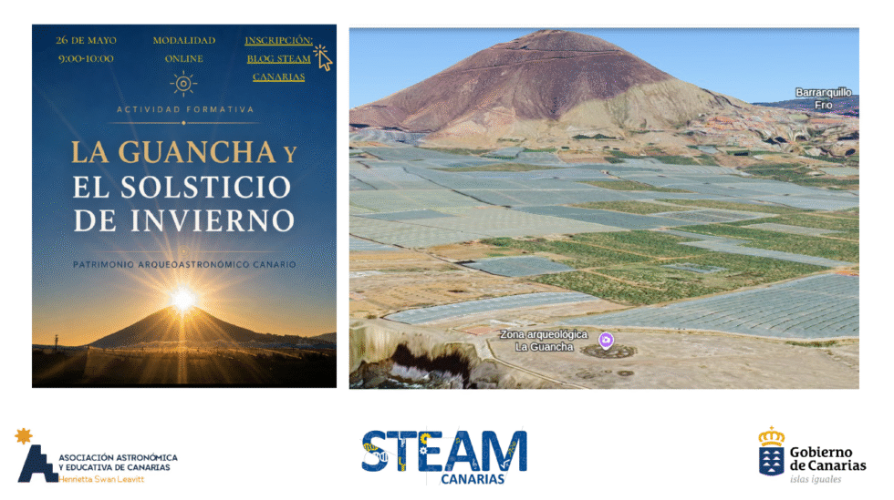 La Guancha y el solsticio de invierno: LA arqueoastronomía llega a las aulas canarias por videoconferencia 1/2