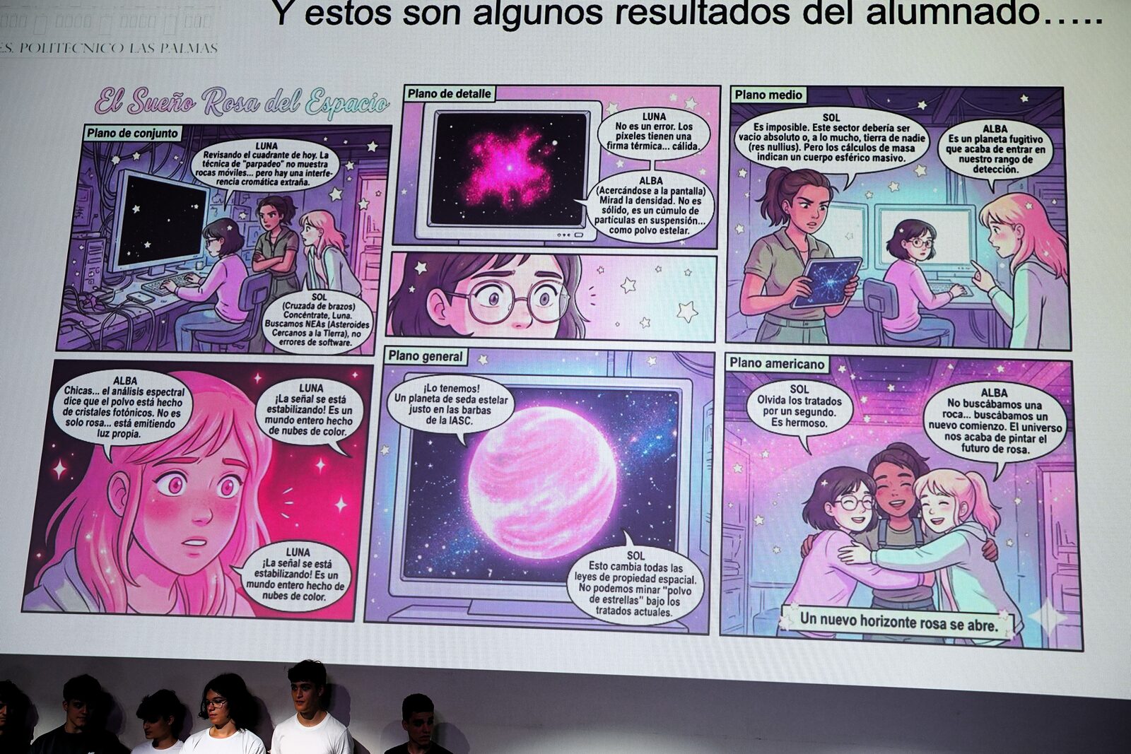 Cómics de divulgación científica del IES Politécnico Las Palmas