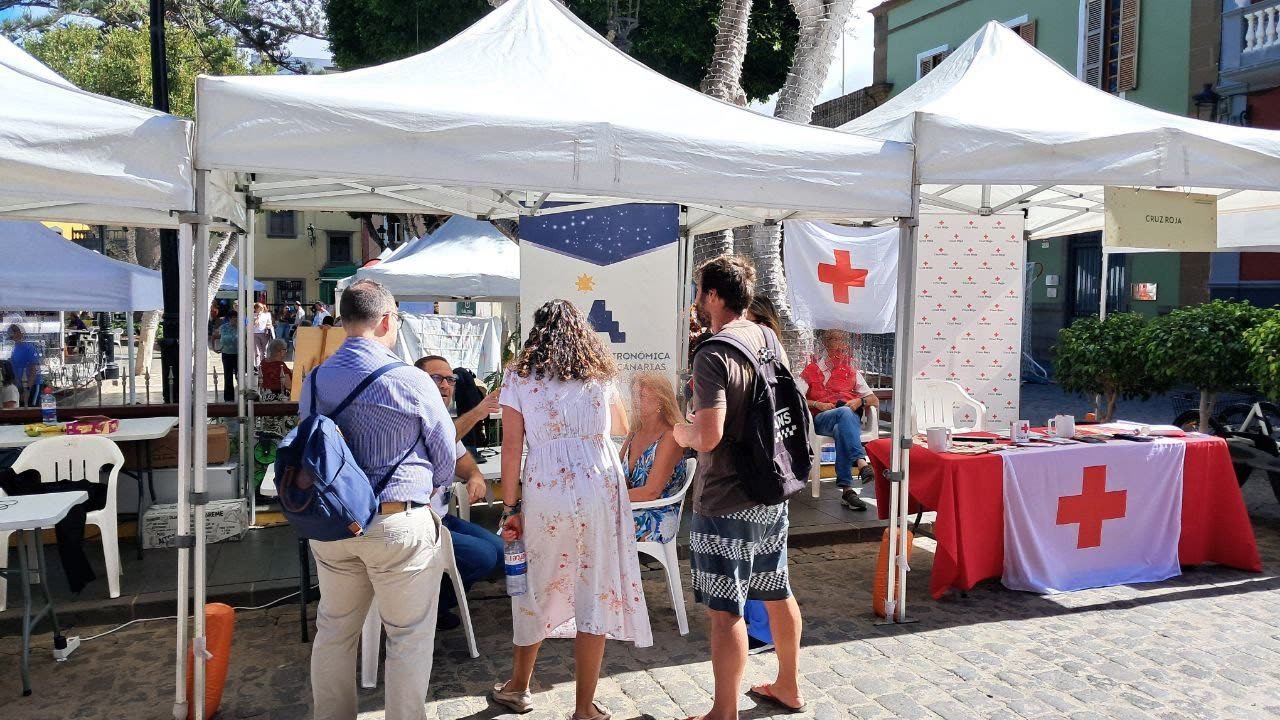 Stand del proyecto en el Encuentro "Juntas Avanzamos"